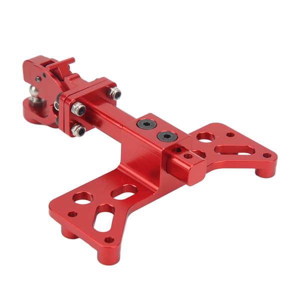 RC Trailer Krog Aluminium Legering Justerbar Letvægts Trailer Hitch Beslag til SCX6 1/6 Rød