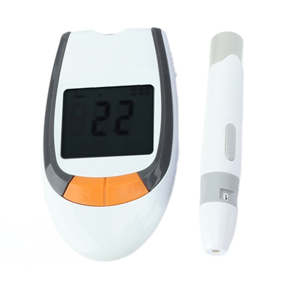 Blodsockermätare Kit 100 Blodsocker Testremsor 100 Lansetter Hög Noggrannhet Diabetes Testare