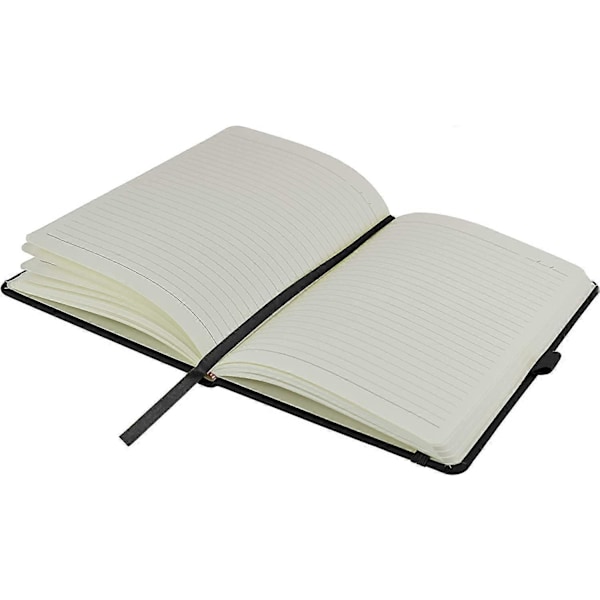 Premium A5 Anteckningsbok Ny Linjerad Inbunden Journal med Pennhållare, 196 Sidor, Elastisk Stängning och Bokmärke Anteckningsblock