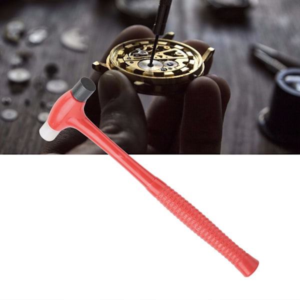 Multifunktionell DIY Dubbelsidig Small Hammer Mini Watch Reparations Underhållsverktyg