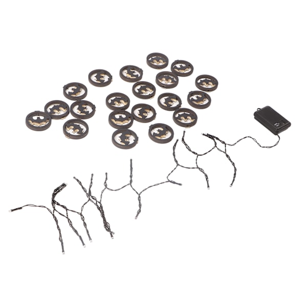 Halloween String Lights IP65 Vandtæt 3D træ Halloween Dekoration LED String Lights med 20 Bat Lights til fest