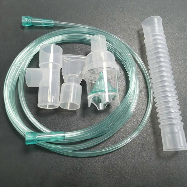Ersättningskit för nebulisator, 3 kompletta set med slang och munstycke