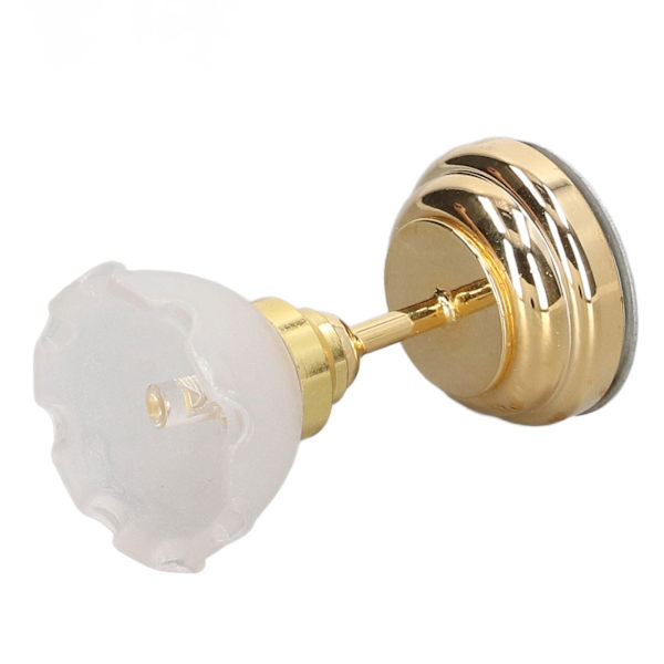 1:12 Dockhus Miniatyr Taklampa Innovativ Vit Blomform Levande LED Mini Ljus Dockhus Dekoration