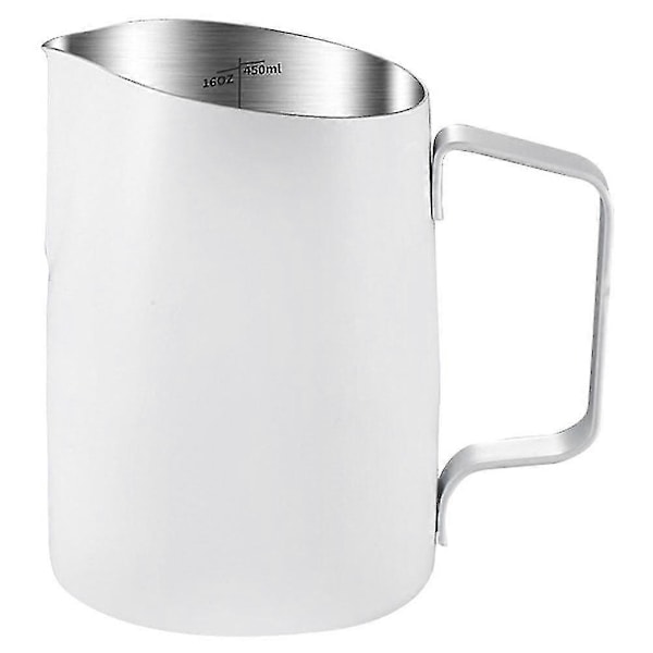 Espressokanne i rustfritt stål, kaffekopp, latte-skummekanne, melkekopp for kaffebar