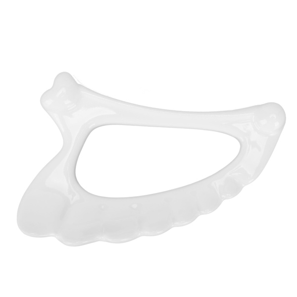 Keramisk Gua Sha-bräda Porslin Gua Sha Skrapande massageverktyg för ansikte Axlar Knä Armar Nacke Vader