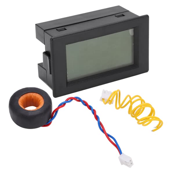 QH4835A AC80‑400V LCD Dubbel Display Ström Spänningsmätare Elektrisk Digital Ström Voltmeter