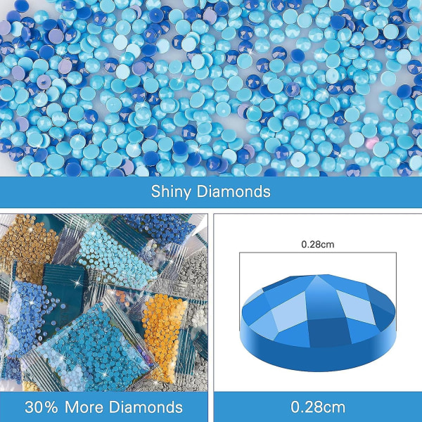 Tiger and Cat Diamond Painting Kit - Full Drill Rhinestone Crystal Cross Stitch Art for voksne og barn, DIY-veggdekor