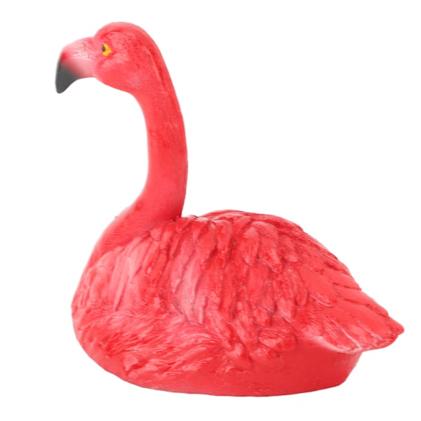 Flamingo Dekorationer Flytande Flamingo Prydnader för Fiskdamm Fisk Tank Bakgård Uteplats Gräsmatta Liten Röd Huvud Upp Flamingo