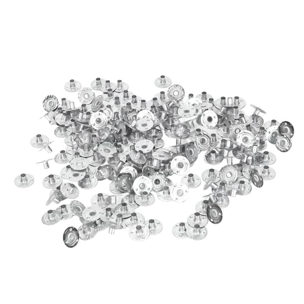 200 stk. vekefliker DIY metallbase vekeholderfliker for laging av stearinlys