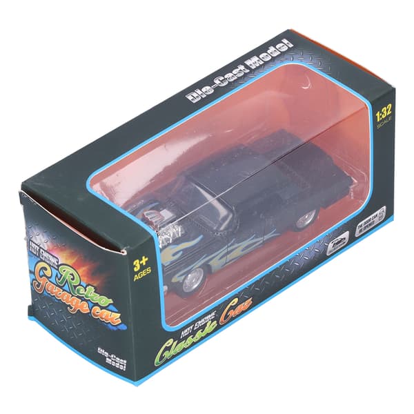 1:32 Batteridriven Barn Småbarn Legeringsbil Leksak Simulering Pull-Back Bil Leksak Svart