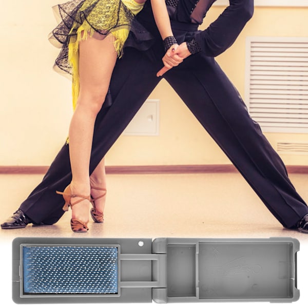 Ballroom-tanssikenkien harja latinalaista salsaa ja tangoa varten, kannettava (harmaa)