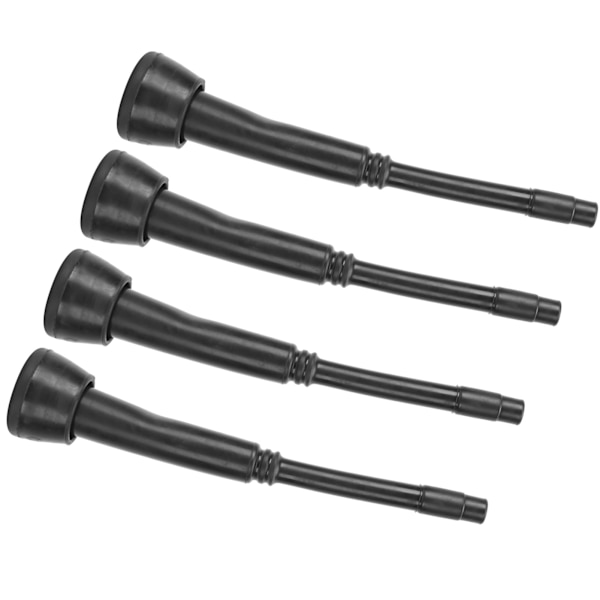 4PCS 00U Mjölkmaskinsfoder Svarta Gumminappkoppsfoder Tillbehör för Getmjölkare