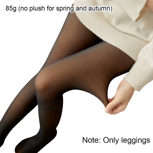 Høy midje vintertights, varme fløyelsstretchleggings Style 1