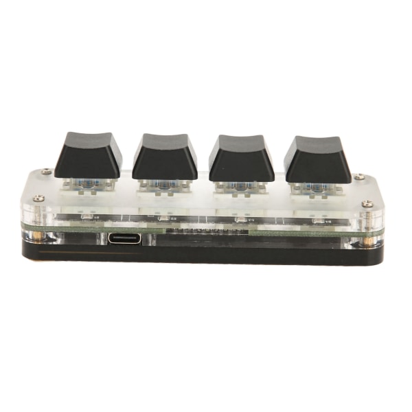Programmerbart tastatur USB 4 nøkler Mini bærbart mekanisk tastatur HID DIY programmerbart tastatur RGB OSU spilltastatur
