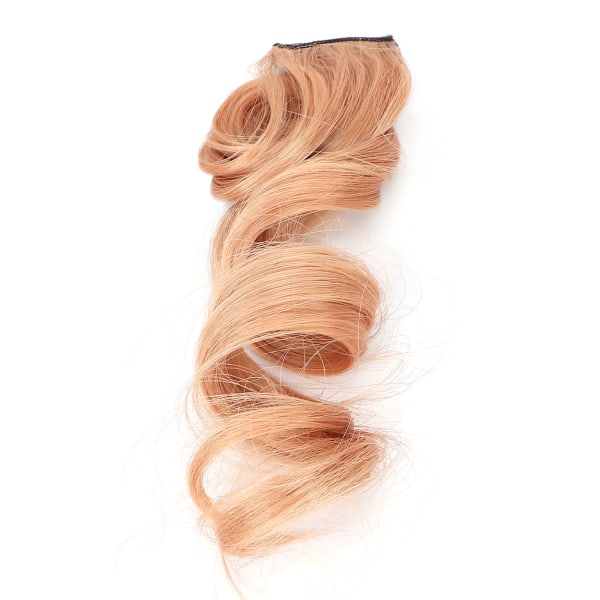 5 stk Langt krøllet hårstykke Kvinder Piger Stilfuldt hårforlængelse Farvet Highlights Hårstykke med klipOrange Pink