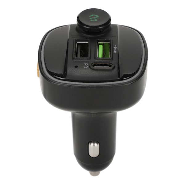 Bluetooth bilmusikadapter oplader farverige lys spændingsdetektering automatisk slukning hukommelsesfunktion billader C22