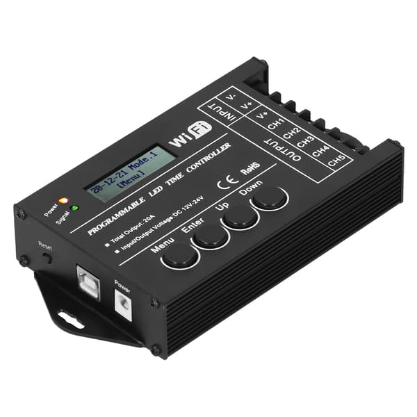 LED-lysstyring Multifunktionel WiFi Programmerbar Lampe Timing Switch Controller