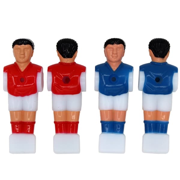 4 st Plast Bordsfotbollsspelare Fotbollsspel Mini Humanoid Docka