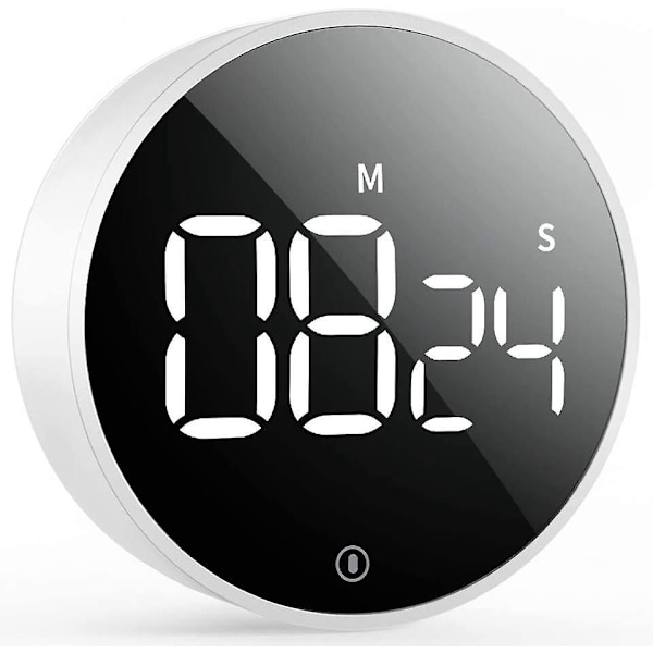 Magnetisk Digital Köktimer med Stor LED-Display - Justerbar Volym - Perfekt för Matlagning, Lärande och Sport