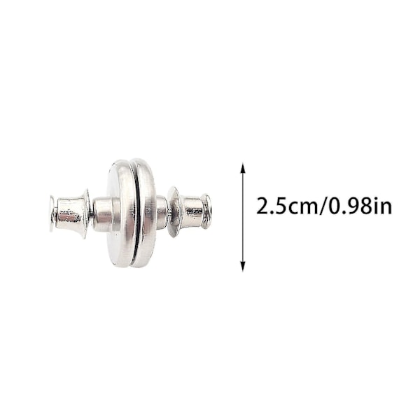 Gardinstangmagneter Lukkesett - 10 stk Magnetiske Vekter Holdbacks for å Forhindre Lyslekkasje 10 stk 20mm