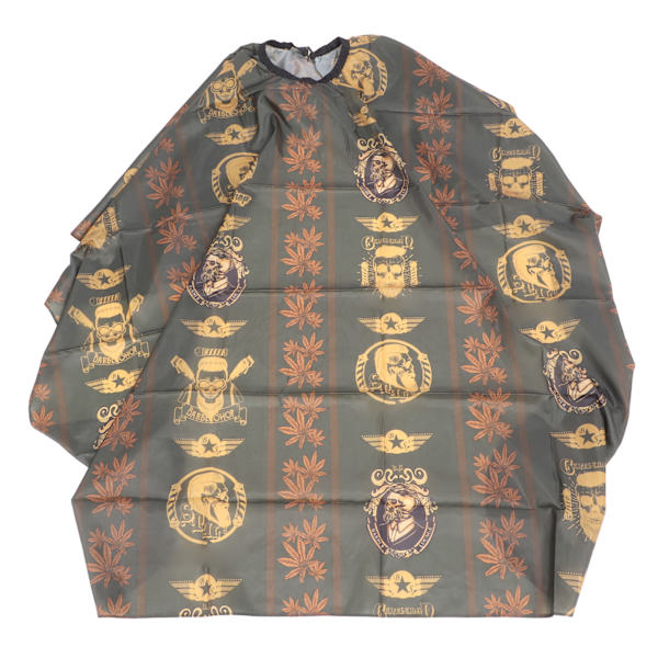 Hårklippning Cape Kit Barber Cape Neck Duster Borste Transparent vattenspruta Salong Frisyr Frisörverktygssats Gyllene print