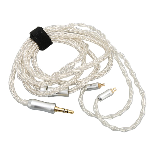 Upgraded Replacement Headphones Cable 8 Core Silver Plated Copper Earphone Cable with 3.5mm Plug 2pins 0.78mm