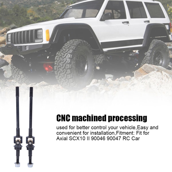 Front CVD Universal Drive Shaft Passer for Axial SCX10 II 90046 90047 RC bilmodell