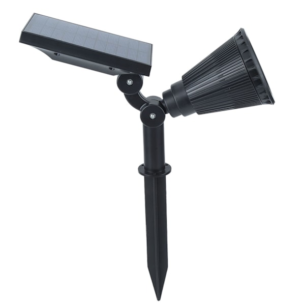 Vandtæt 2 stk 7LED Solar Plænelys Spotlights Udendørs Have Yard Landskab Spike LysVarm Hvid