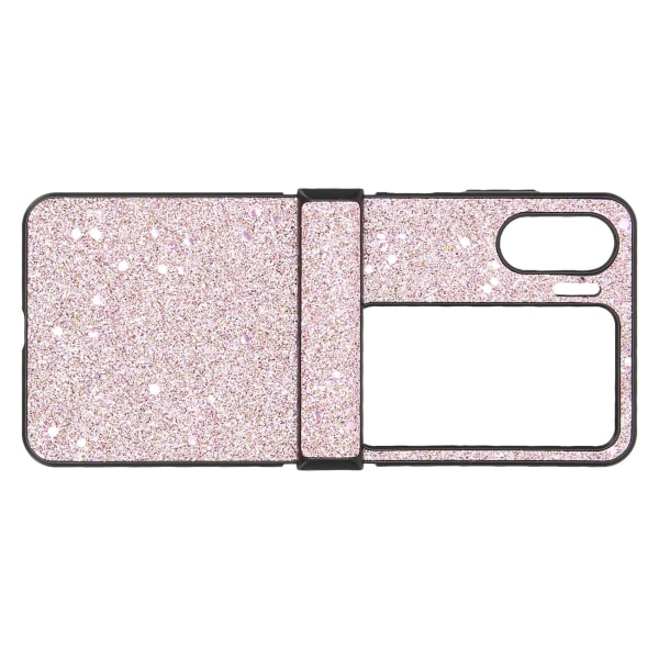 Flip Screen telefonetui Slidfast Perfect Fit Glitter Design Let at rengøre cover til Oppo Find N2 Flip Pink