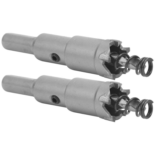 2 set hårdmetallhålskärsågskärningssats för industritillbehör för metalltjocka plattorφ19mm