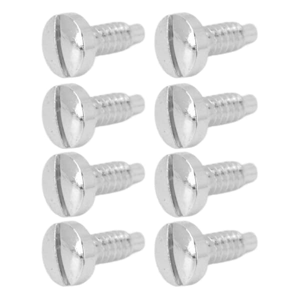 8 stk. Urkasse Skrue Rustfrit Stål Rustsikre Armbåndsur Skruer til Ureparation Sølv