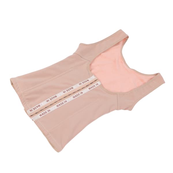 Dame Shapewear Varm Uld Mavekontrol Balde Løfter Kropsformer Åben Buste Bodysuit til Vinter Efterår (Hudfarve)M