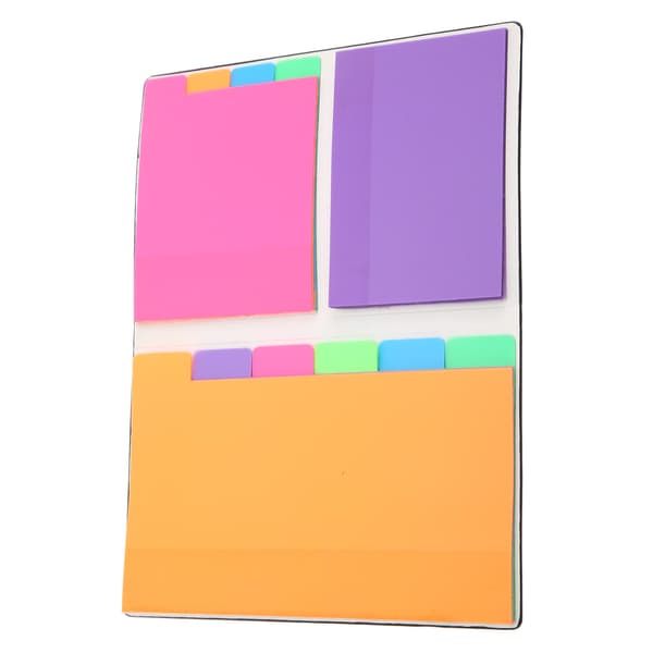 Vandafvisende sletbare sticky notes PET-materiale genanvendelige meget brugte stærke klæbemidler Business Sticky Notes Medium