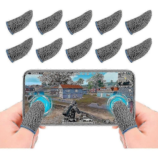 6-pakning Mobilspill Fingerermer, Pustende Anti-svette Berøringsskjerm Fingerbeskyttelse For Sensitiv Gaming, Mål- og Triggerknapper