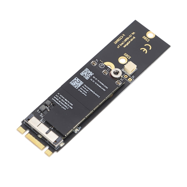 Kort Adapter BCM94360CS WLAN Kort til M.2 NVME SSD NGFF Key B+M Nettverkskort Konverter for Bærbar PC Skrivebord Tablet Uten Ekstern Antenne