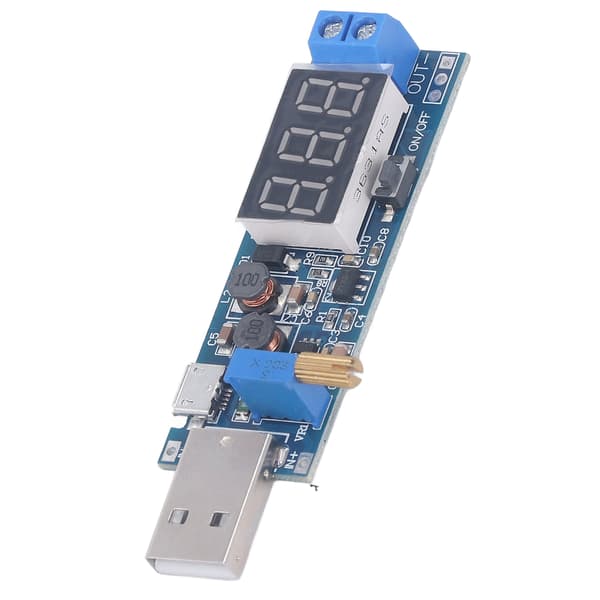 USB strømforsyningsmodul DC3.5‑12V til DC1.2‑24V Buck Boost spenningsregulatoromformermodul