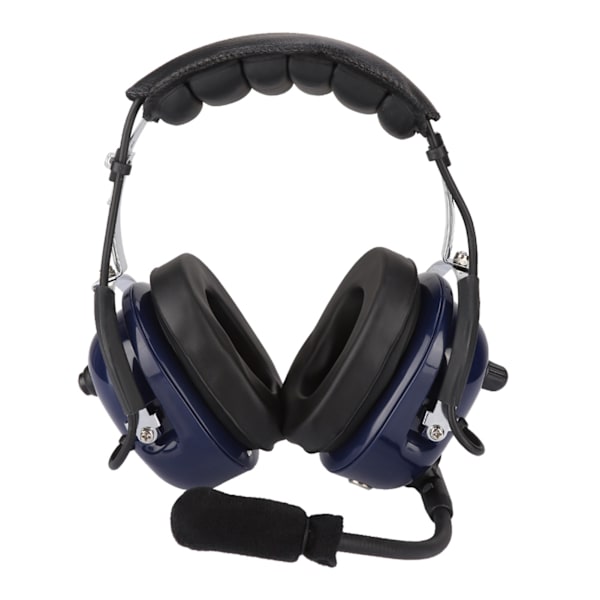 General Aviation Headset, Dual Plug Pilot Headset, 3,5 mm Noise Reduction Headset för piloter