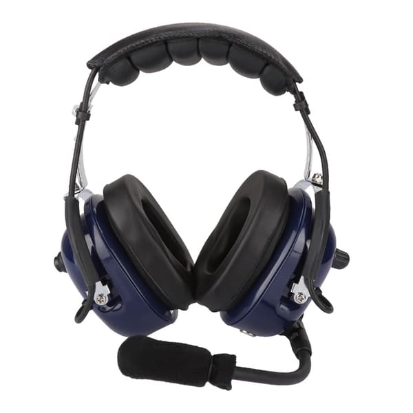 Generell luftfart headset, dobbel plugg pilot hodetelefon, 3.5mm støyreduserende headset for piloter