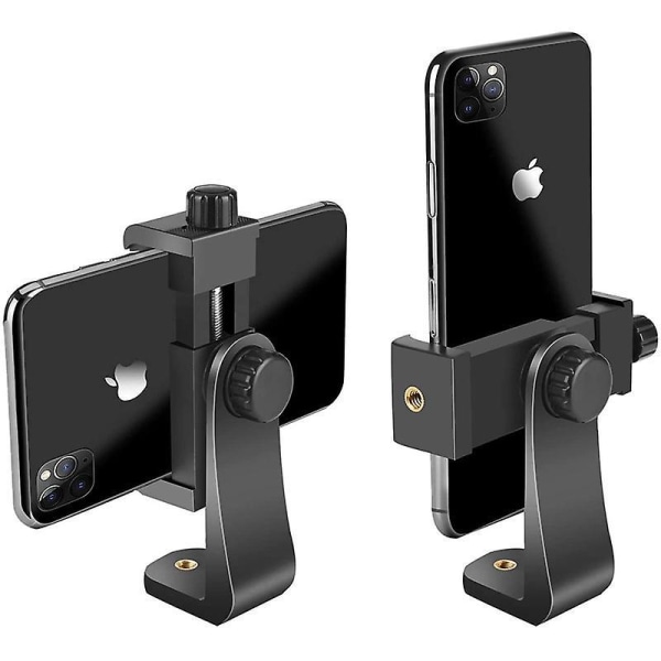 Smartphone stativadapterhållare med senaste generationens telefonfjärrkontroll för livesändning, kompatibel med iPhone, Samsung och alla telefoner