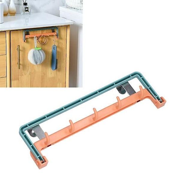 Appelsin Kjøkkenhåndkleholder - Over Skap Håndkle Stang for Bad, Balkong og Kjøkken (3 stk)