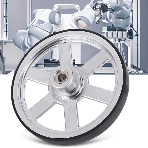 90 mm robothjul Metal God trækkraft med neopren dækmønster industrielle robotdele