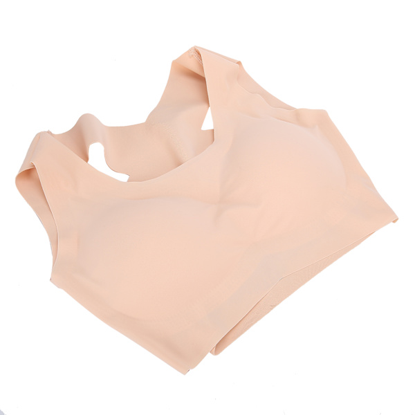 Kvinnor Underkläder Push Up Bröst Håller tillbaka Hållning Korrektion Främre Spänne BraXXL Hudfärg