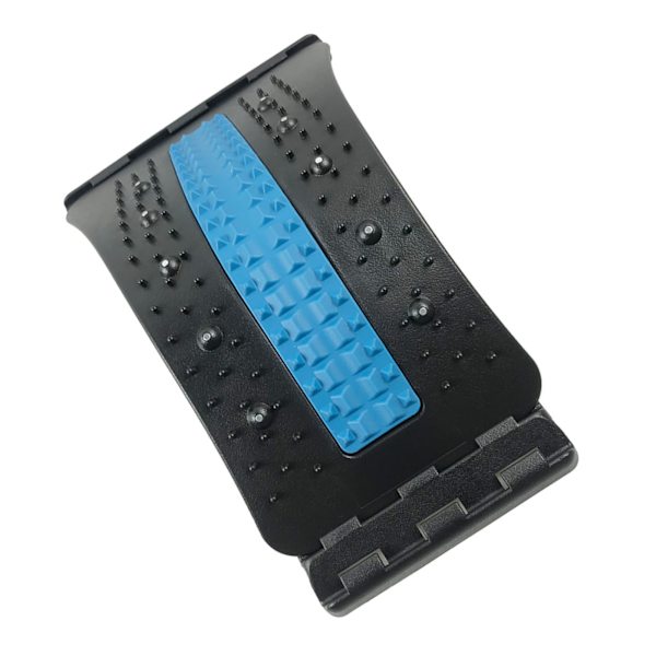 Ryggmassagebräda Justerbar nivå Lumbar Back Cracker Bårbräda Spine Deck 3 Level Blue and Black