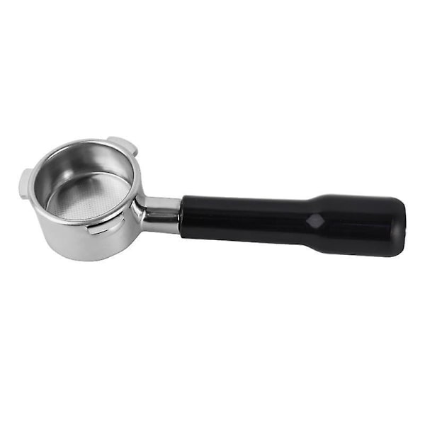 51 mm:n pohjaton portafilteri, jossa on suodatinosa, sopii 51 mm:n espressokoneille