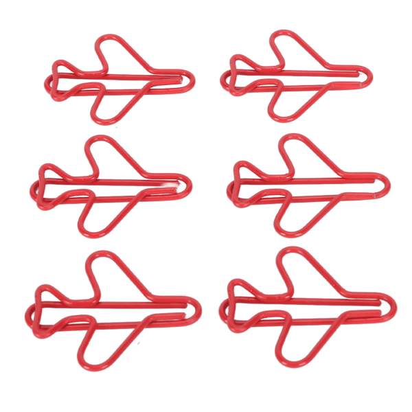 100 stk. Planformede papirclips Søde anti-slip multifunktionelle til notebooks Office File Organization