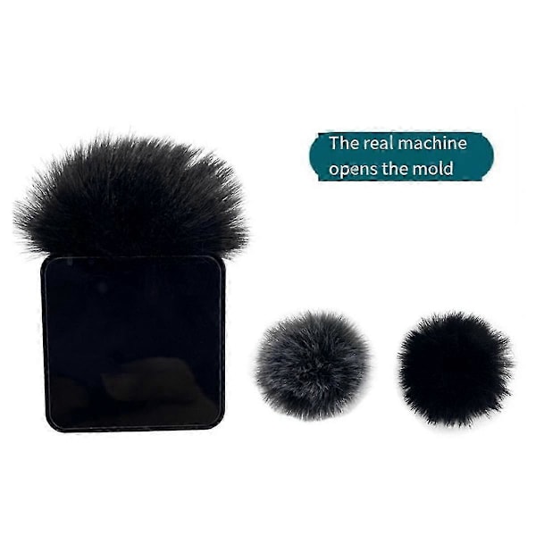 kompatibel med RODE WIRELESS GOII Mikrofon Hår Cover RODE GOII Vindtæt Multifunktionel Støjreduktion Mikrofon Cover, 5 stk. A