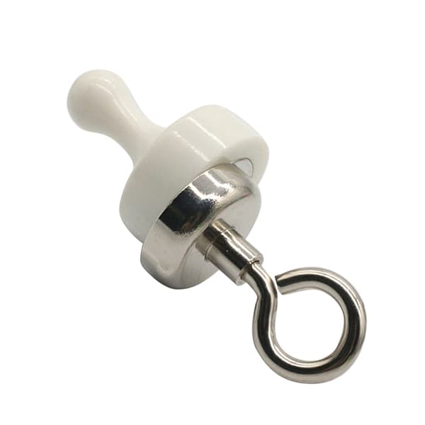 Magnetiske Push Pins Sett Kjøleskapsmagneter Multifunksjon for Utendørstelt Camping Kjøkken Hvit
