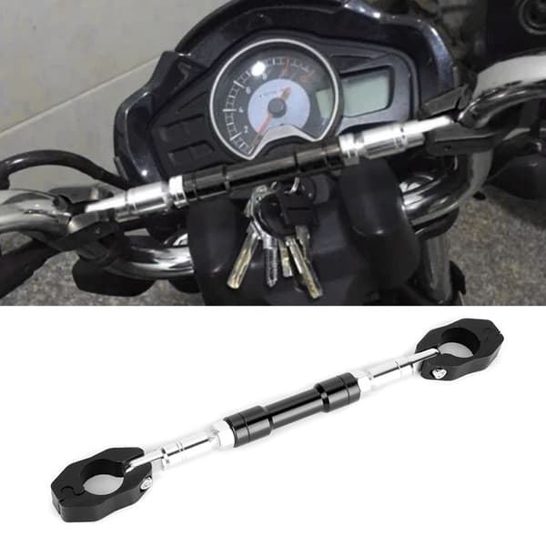 Universal Justerbar Aluminium Legering Motorcykel Balance Tværstyr Sort