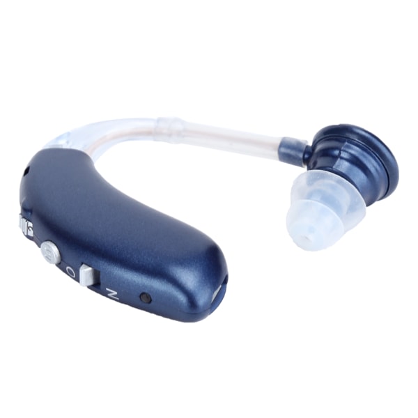 D‑6000 genopladeligt digitalt høreapparat Ørehængende lydforstærker til ældre 100‑240VDørkeblåt EU-stik