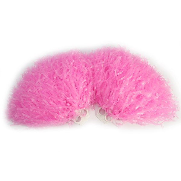 2 stk. Cheerleading Pom Poms Sports Dance Ball Party Tilbehør (pink)